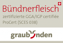 Bündnerfleisch - zertifiziert nach GGA / IGP